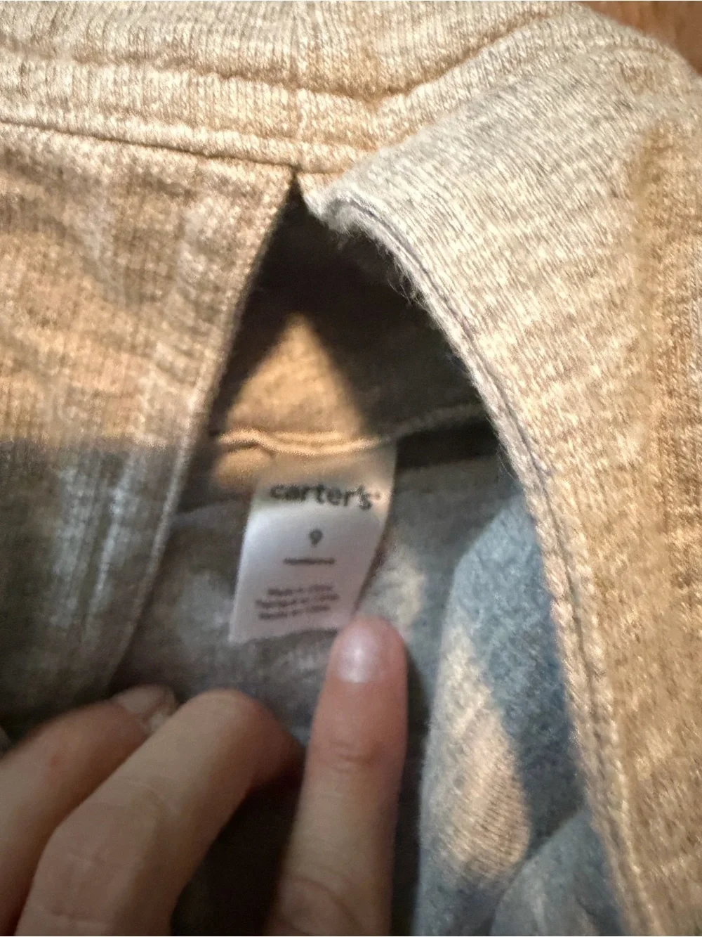 Carter's Heather Gray Baby Hoodie